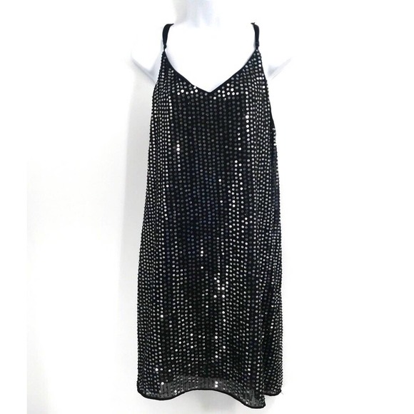 NEW Walter Baker Reanne Beaded Sequin Slip Dress Size 6 - Picture 3 of 11
